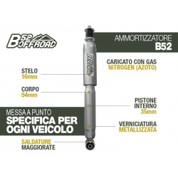 AMMORTIZZATORE B52 OFFROAD PER JEEP WRANGLER JK ANTERIORE