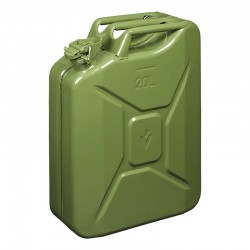 Tanica carburante in acciaio  da 20 Lt. Militare