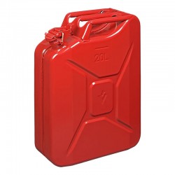 Tanica carburante in acciaio da 20 litri - Rossa